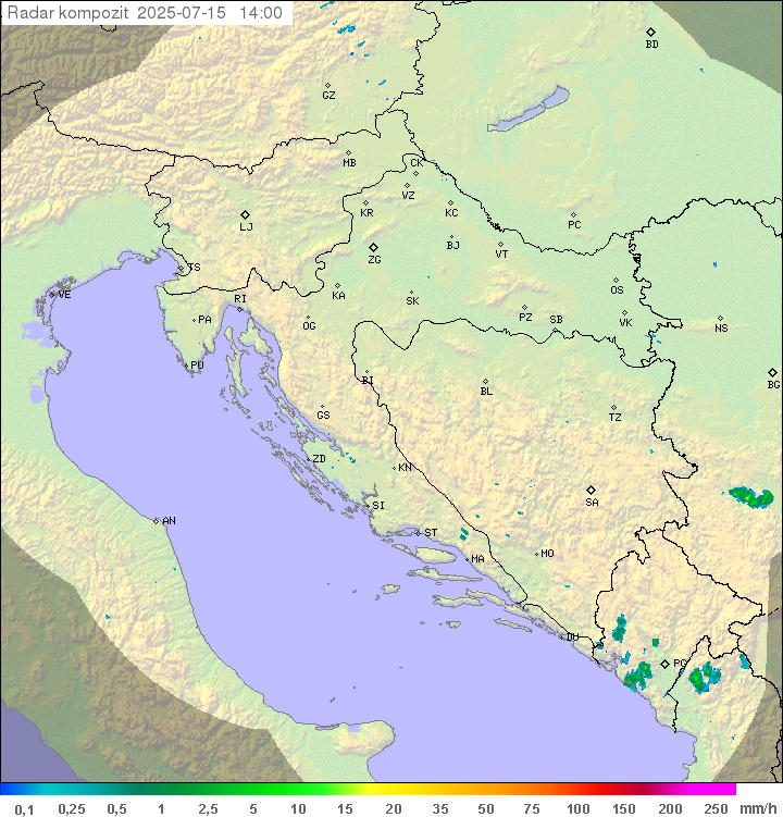 Padavine Hrvaška