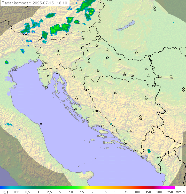 Padavine Hrvaška