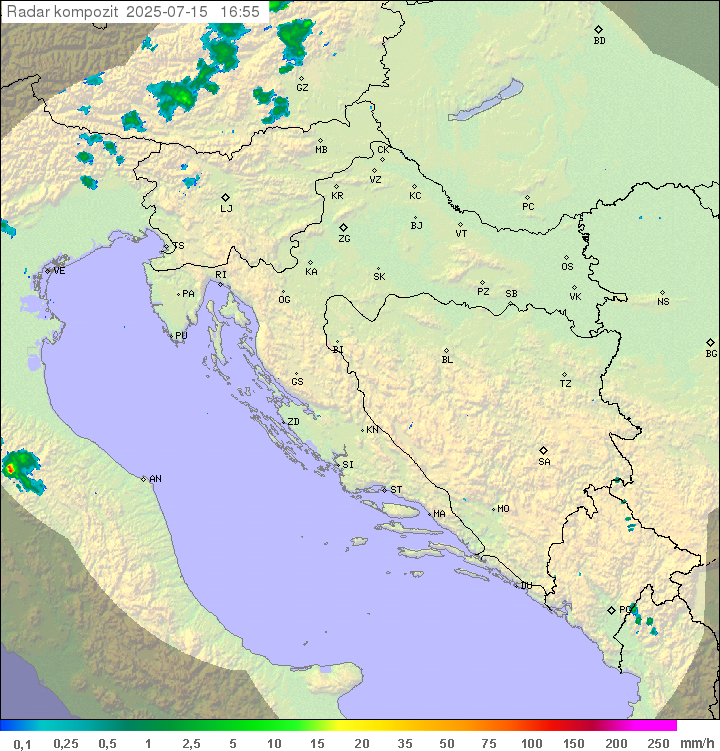 Padavine Hrvaška