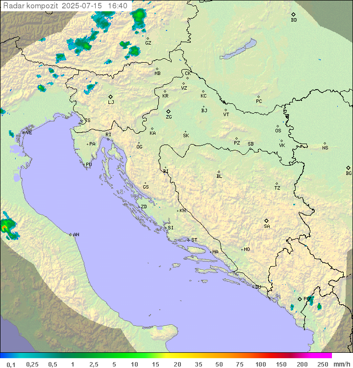 Padavine Hrvaška