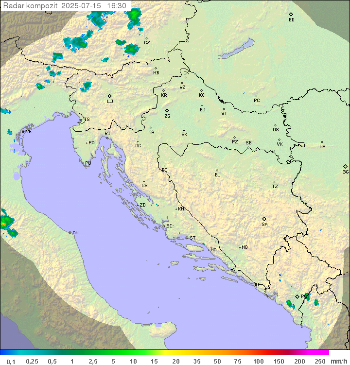 Padavine Hrvaška