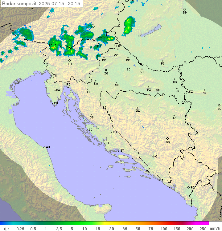 Padavine Hrvaška