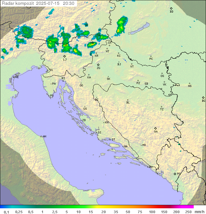 Padavine Hrvaška