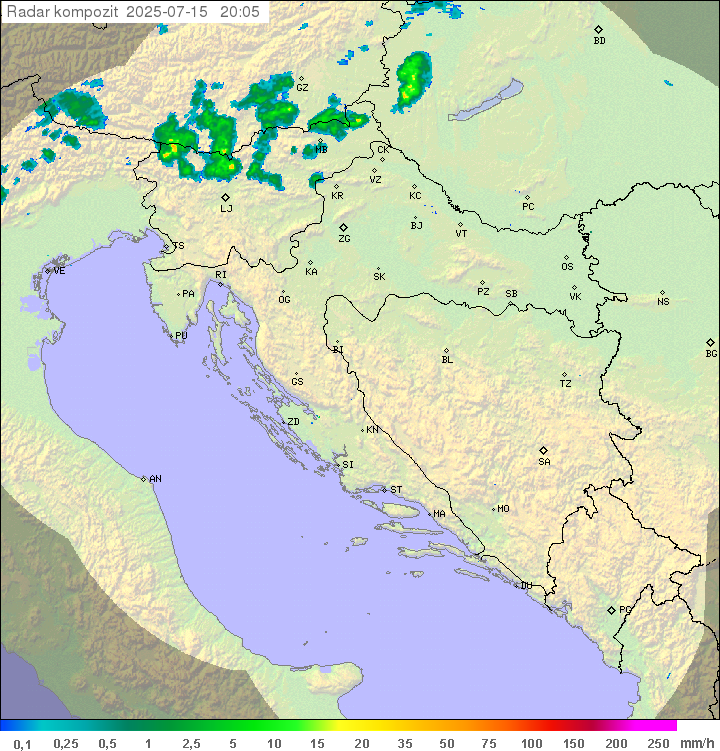 Padavine Hrvaška