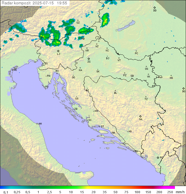 Padavine Hrvaška