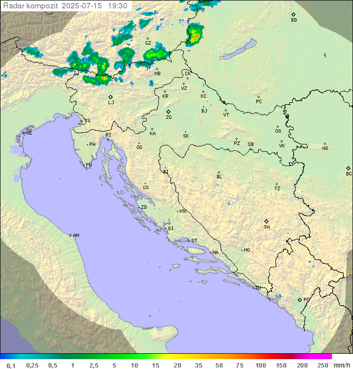 Padavine Hrvaška