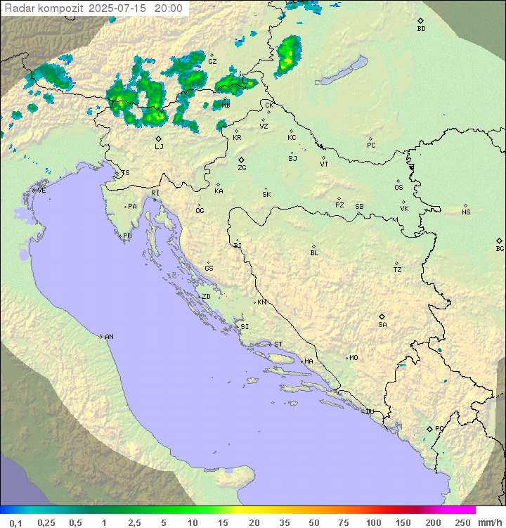 Padavine Hrvaška