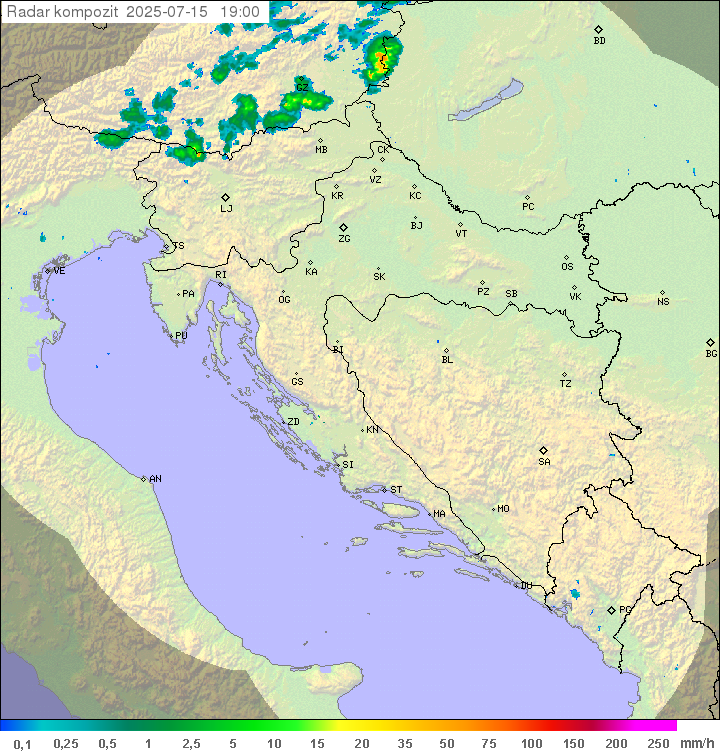 Padavine Hrvaška