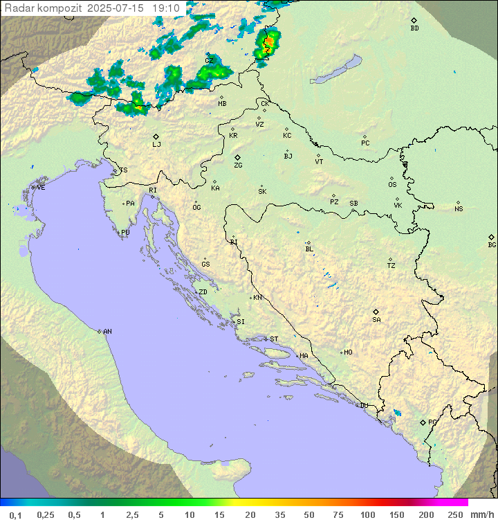 Padavine Hrvaška