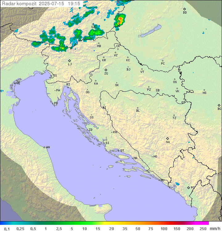 Padavine Hrvaška