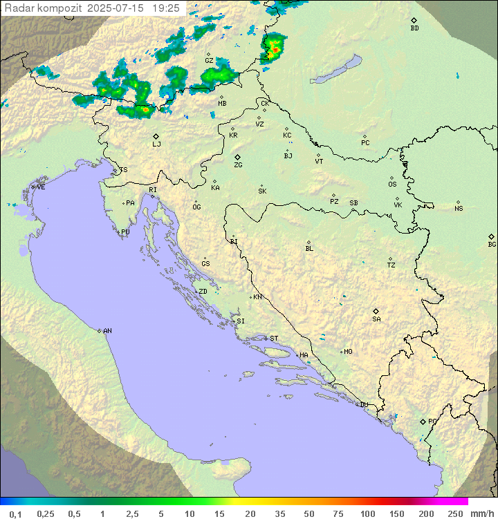 Padavine Hrvaška
