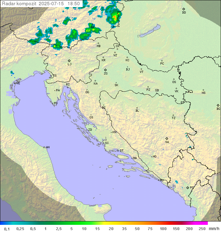 Padavine Hrvaška
