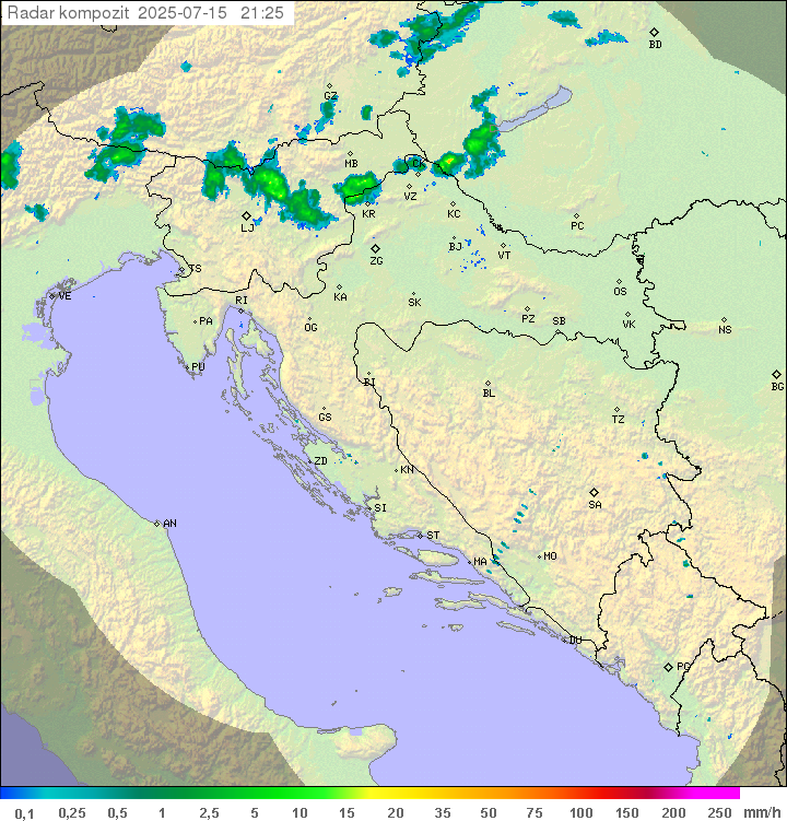 Padavine Hrvaška
