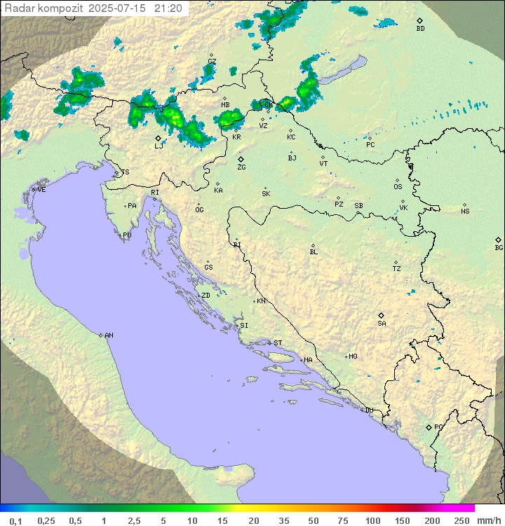 Padavine Hrvaška