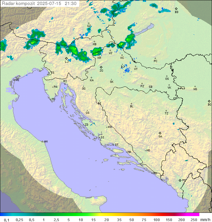 Padavine Hrvaška