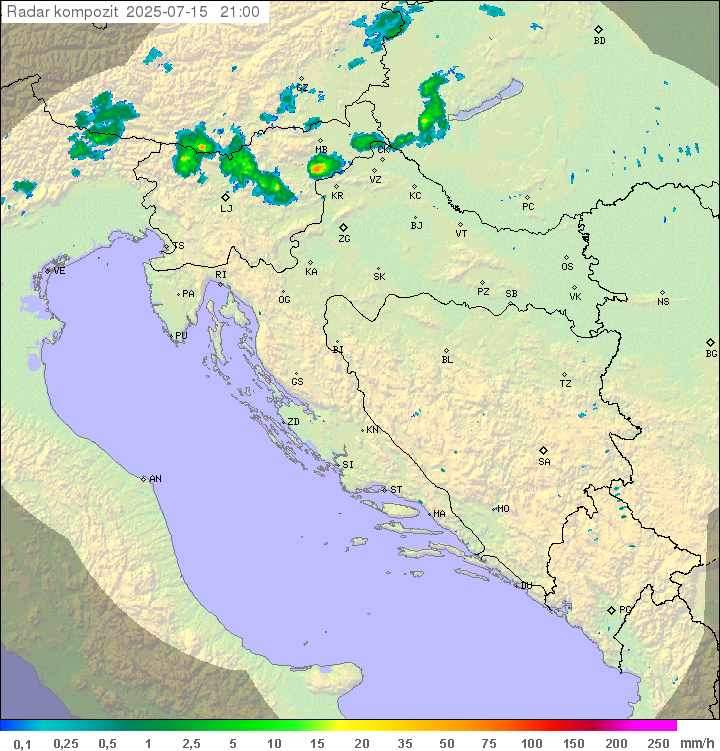 Padavine Hrvaška