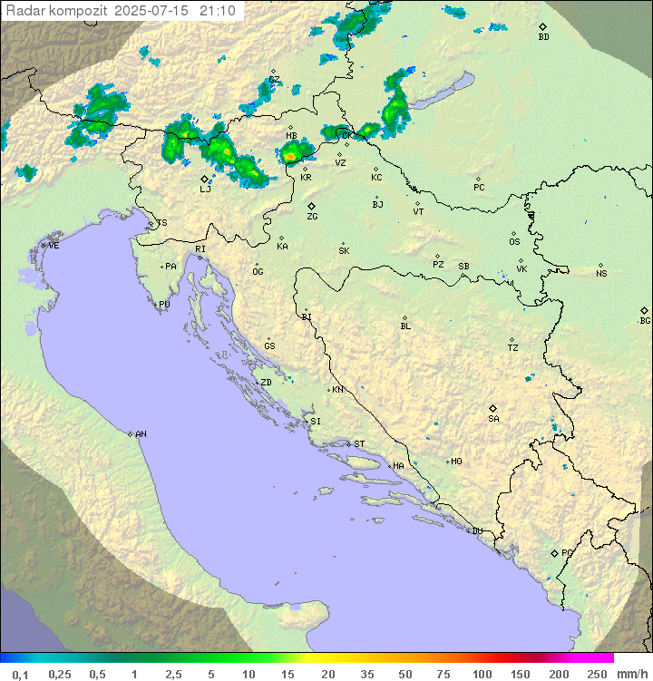 Padavine Hrvaška