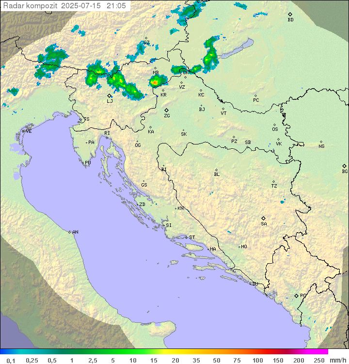 Padavine Hrvaška