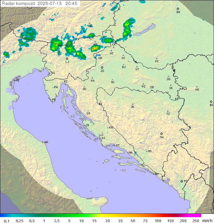 Padavine Hrvaška
