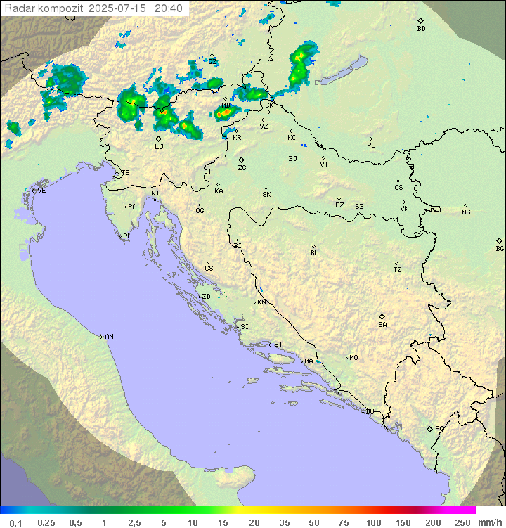 Padavine Hrvaška