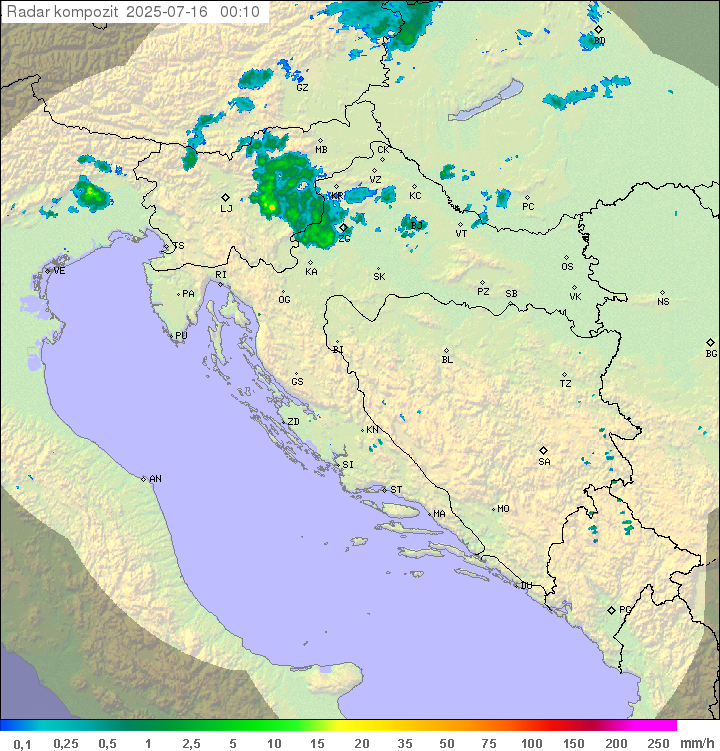 Padavine Hrvaška
