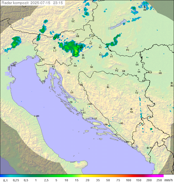 Padavine Hrvaška