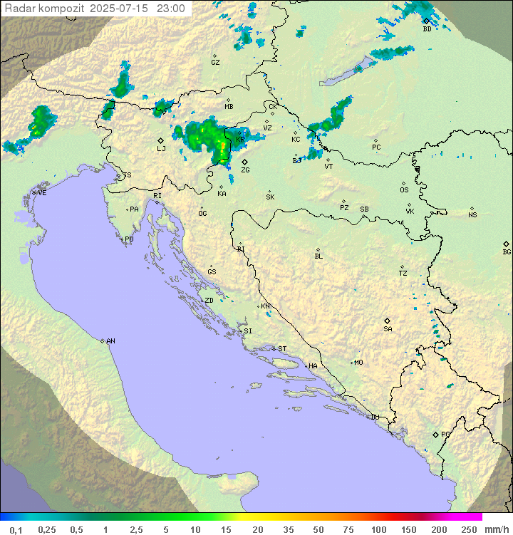 Padavine Hrvaška