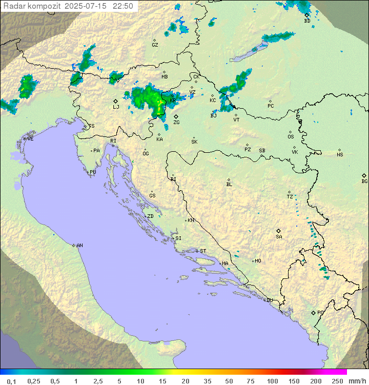 Padavine Hrvaška
