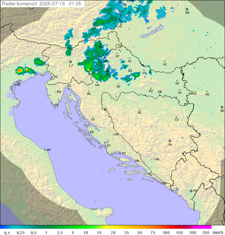 Padavine Hrvaška