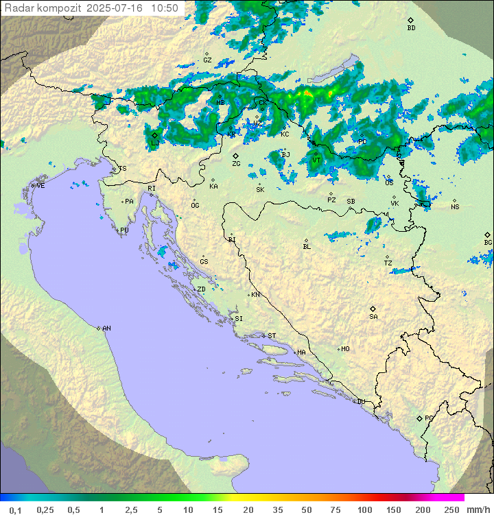 Padavine Hrvaška