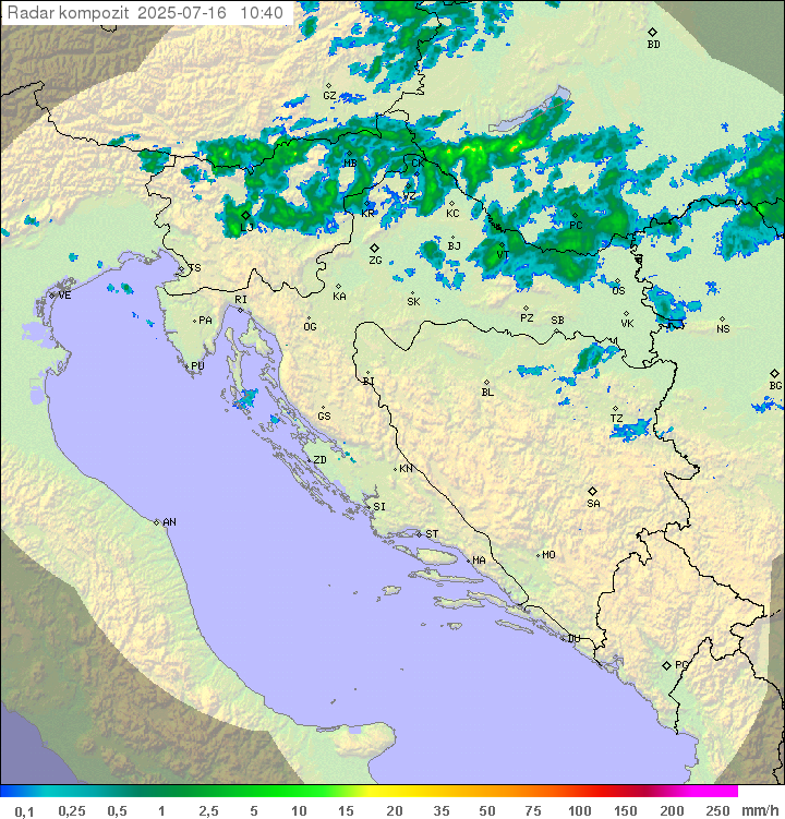 Padavine Hrvaška