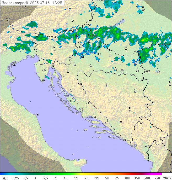 Padavine Hrvaška