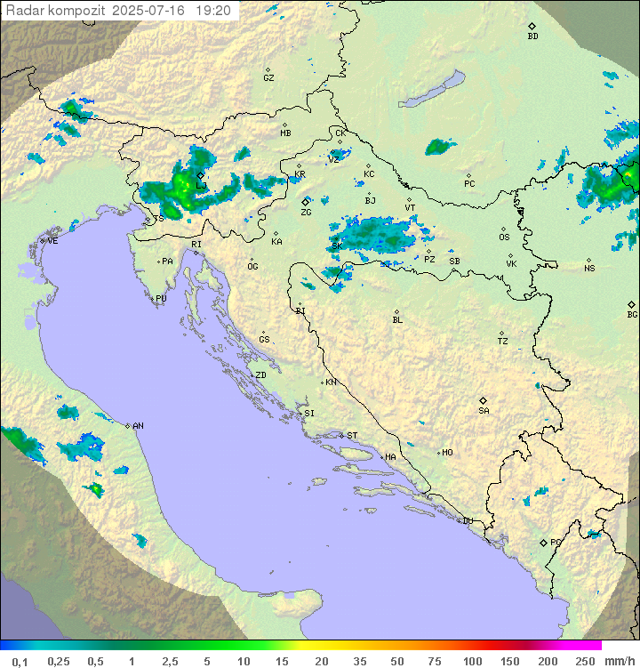 Padavine Hrvaška