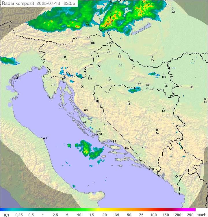 Padavine Hrvaška