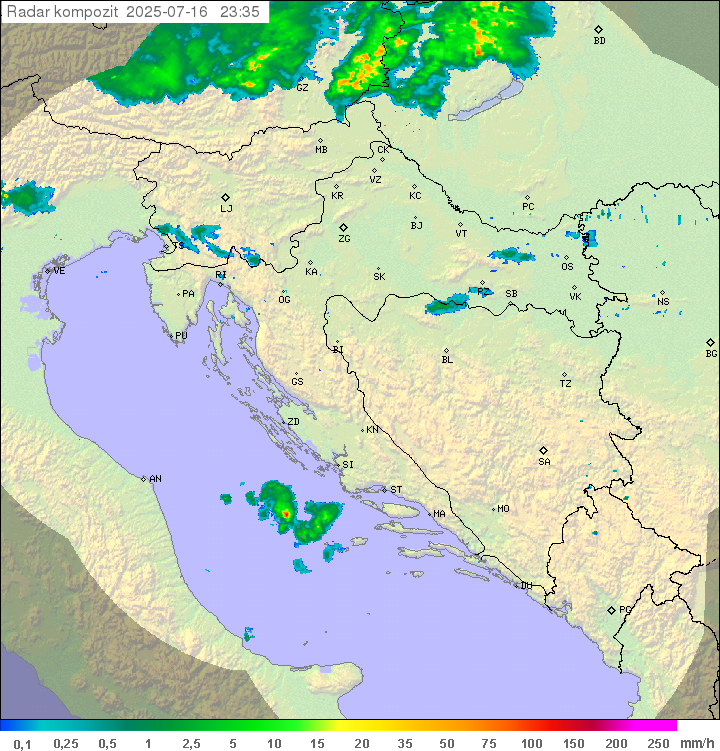 Padavine Hrvaška