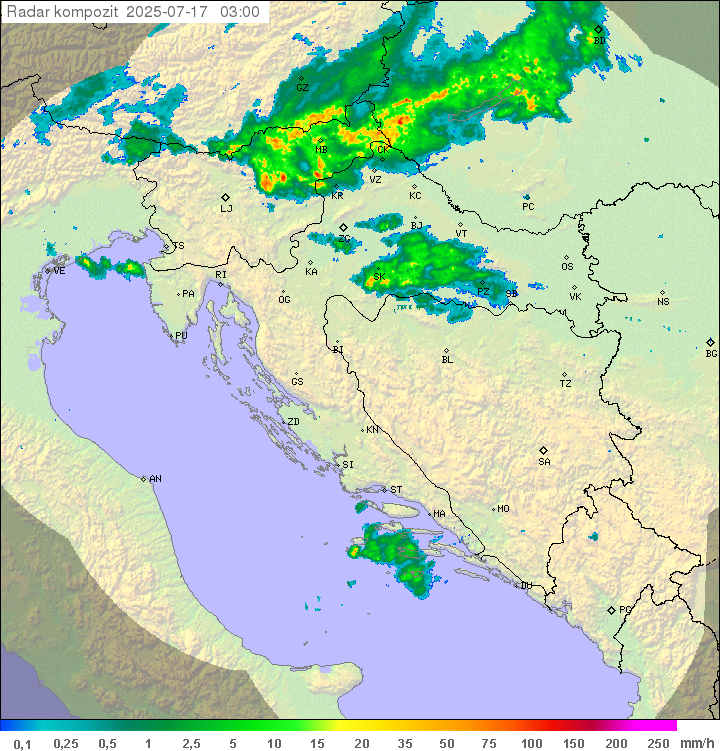 Padavine Hrvaška