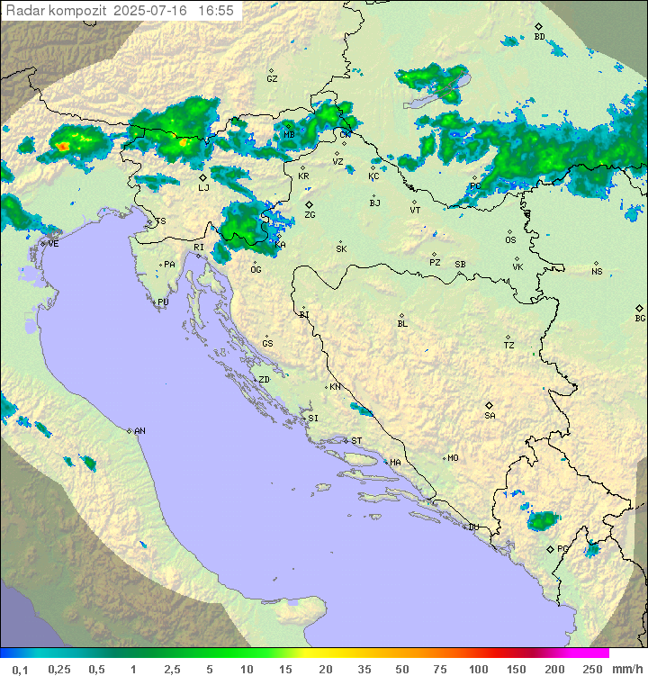 Padavine Hrvaška