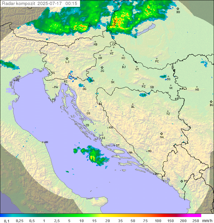 Padavine Hrvaška
