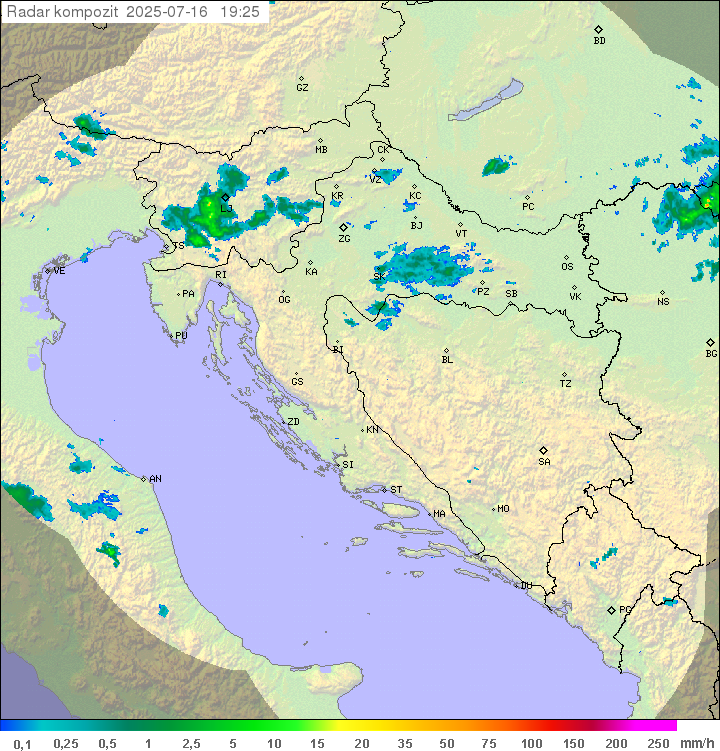Padavine Hrvaška