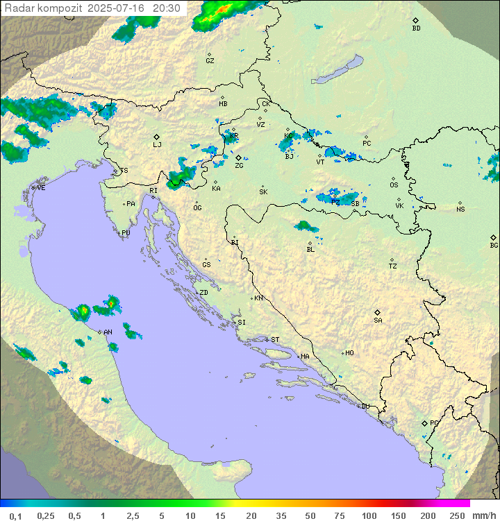 Padavine Hrvaška