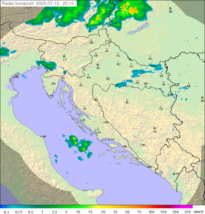 Padavine Hrvaška