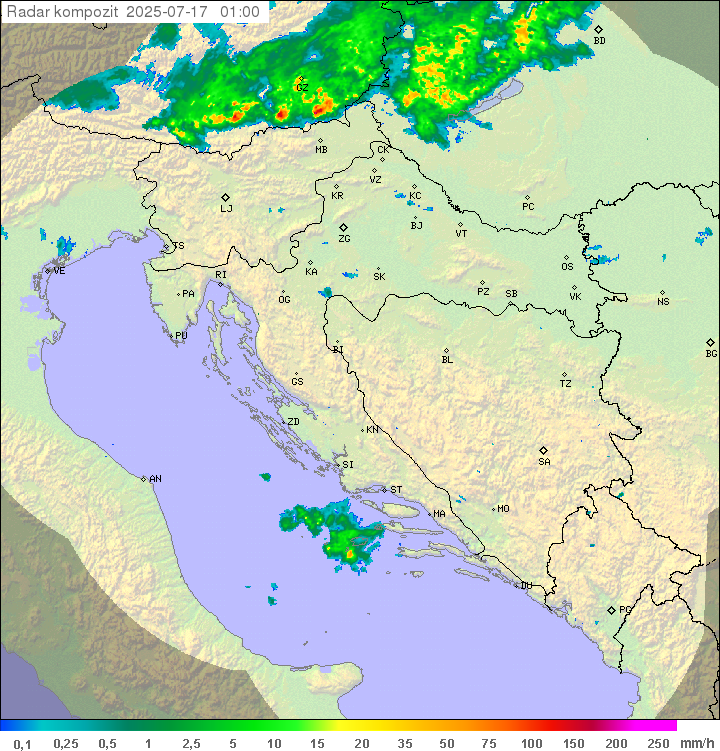 Padavine Hrvaška