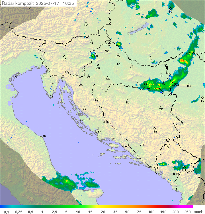 Padavine Hrvaška