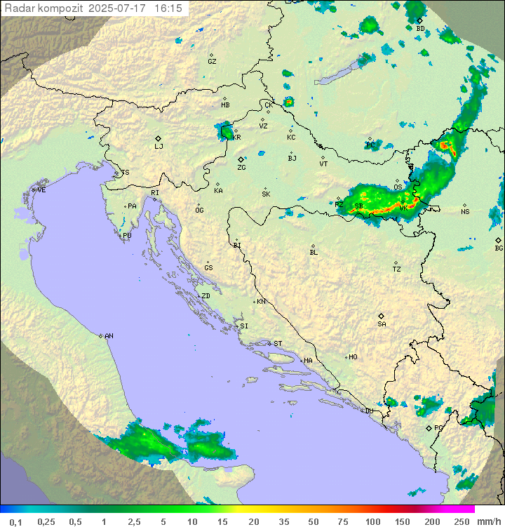 Padavine Hrvaška