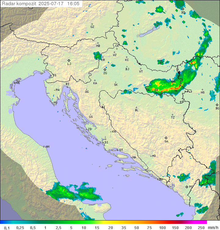 Padavine Hrvaška