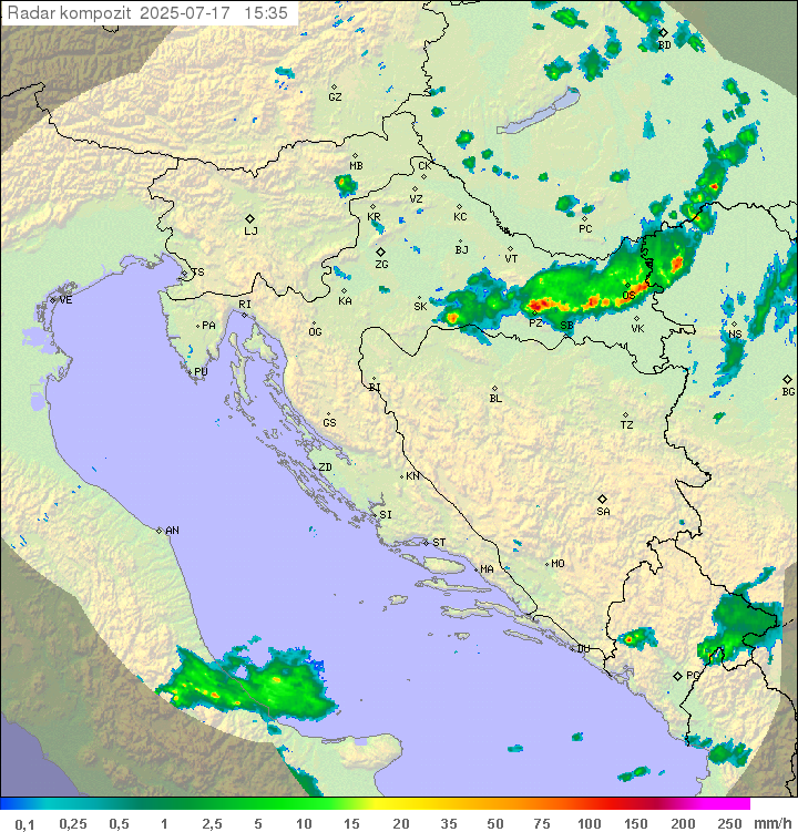 Padavine Hrvaška
