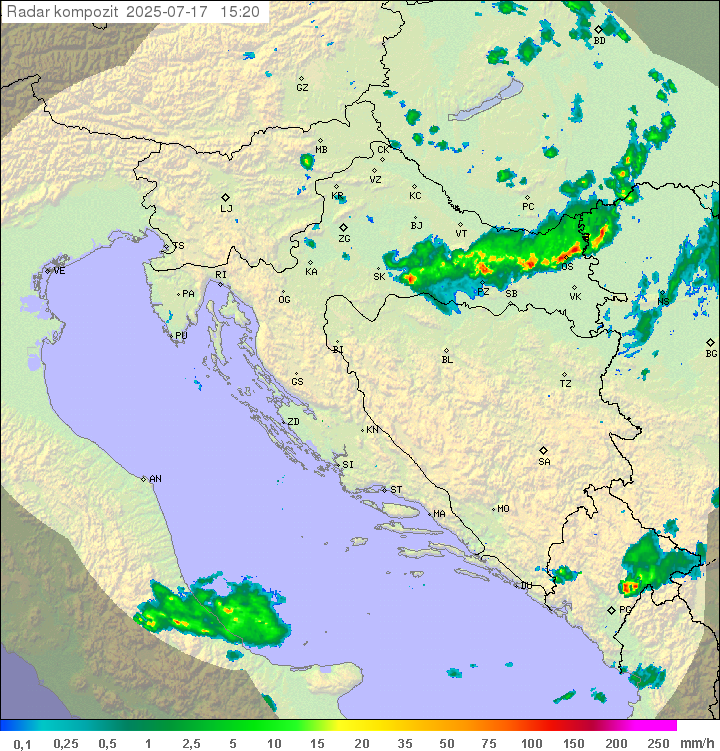 Padavine Hrvaška