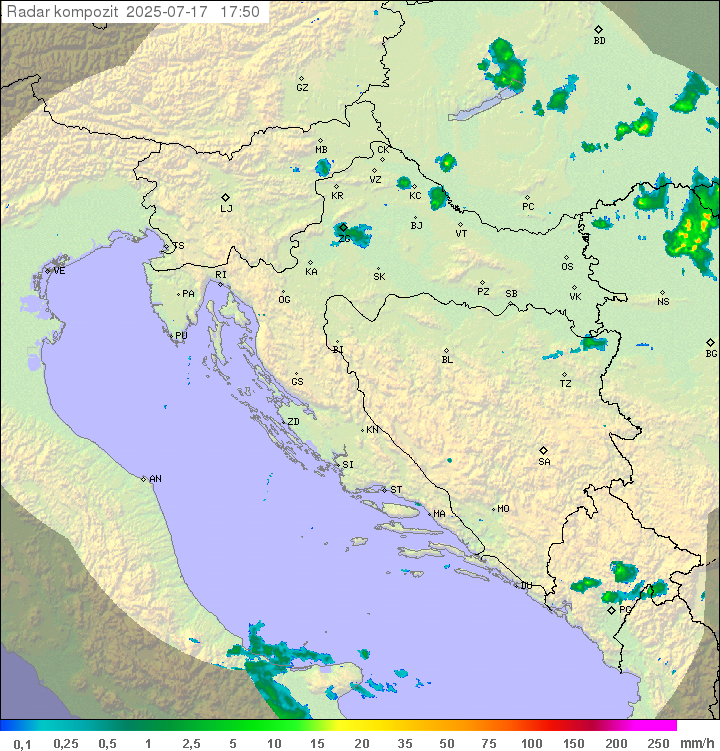 Padavine Hrvaška