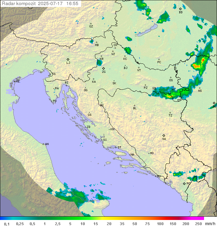 Padavine Hrvaška