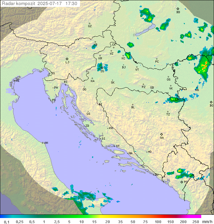Padavine Hrvaška